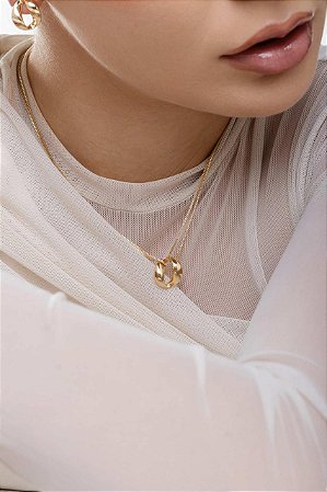 Conjunto Oval Dourado