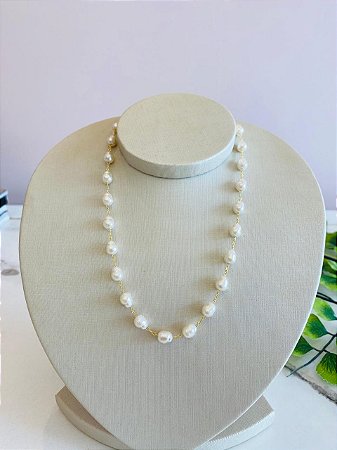 Choker Perolas