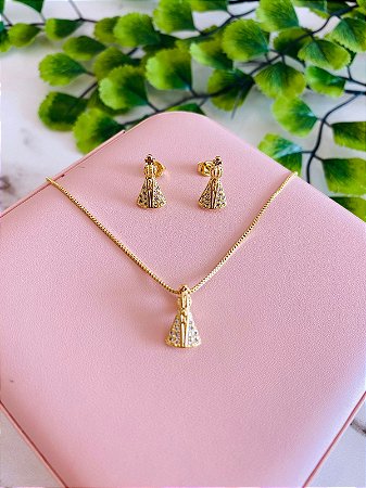 Conjunto Nossa Senhora Com Pederinhas