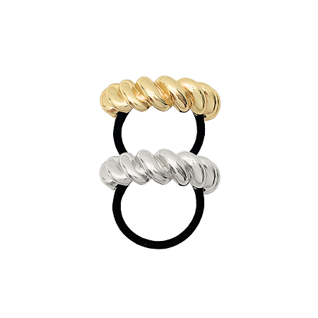 Elástico Twist Prata