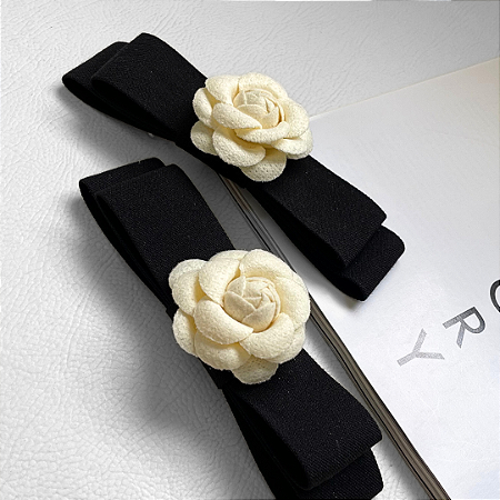 Laço Cotton Camelia- Preto