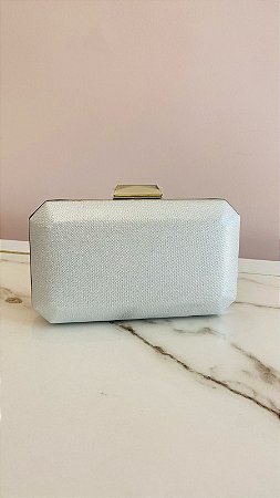 Clutch Silver Brilhante