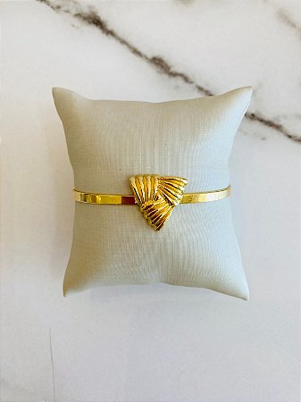 Bracelete  Triângulo Dourado