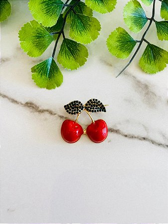 Broche Cereja
