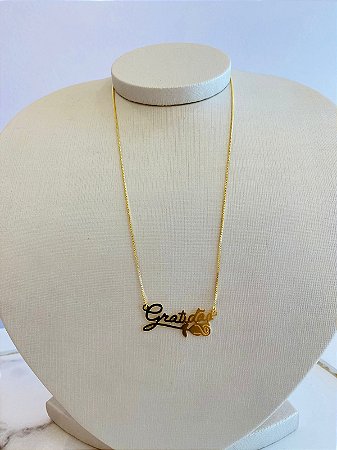 Colar Gratidão