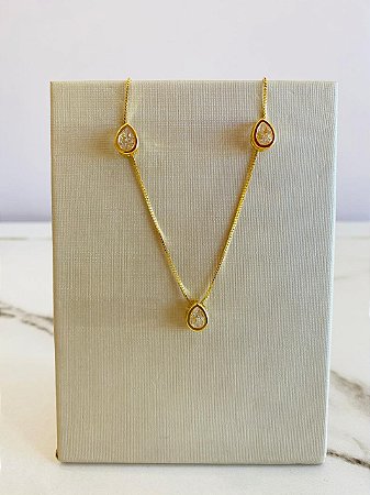 Conjunto Gota Dourada