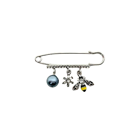Broche Alfinete Abelinha