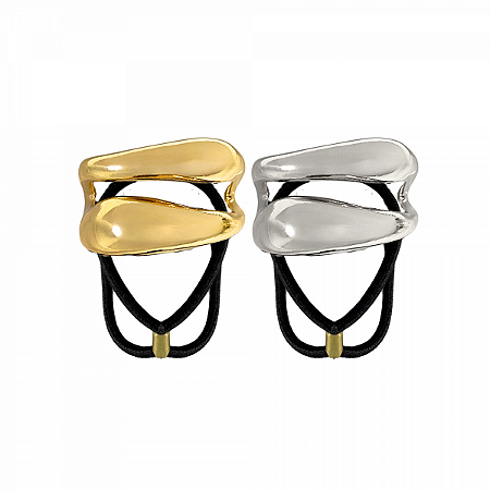 Elástico Vazado Dourado