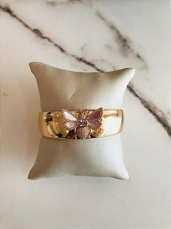 Bracelete Abelha Crevejado