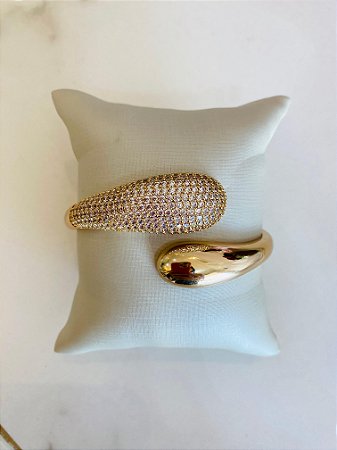 Bracelete Gota Cravejado