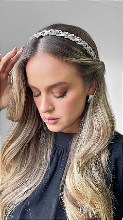 Tiara Glam Trançada