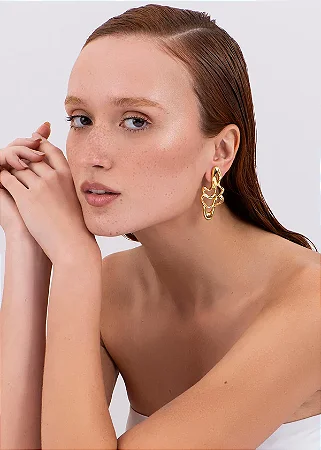 Brinco Organico Grande Vazado Imersa