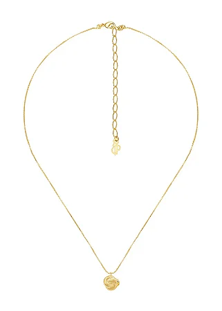 Colar com Pingente no Diamante Blend Dourado