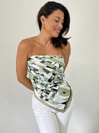 Lenço Bauhaus 90x90cm