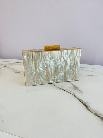 Clutch Madreperola Champanhe