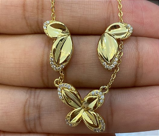 CONJUNTO FLOR DOURADO
