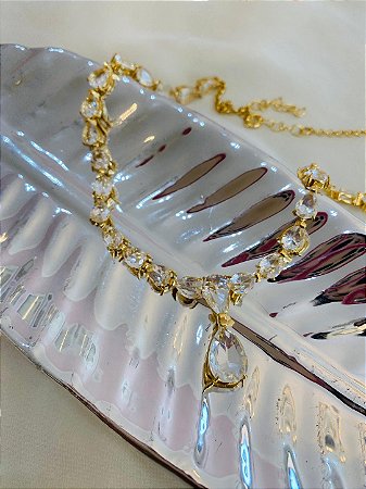 Colar Gota Cristal