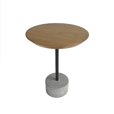 Mesa Lateral Disco - concreto