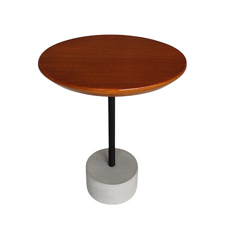 Mesa Lateral Disco - concreto