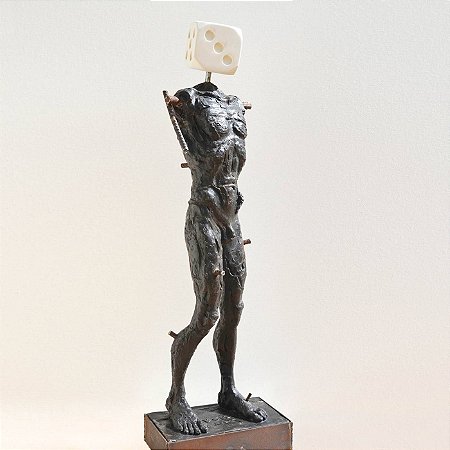 Escultura Jogador