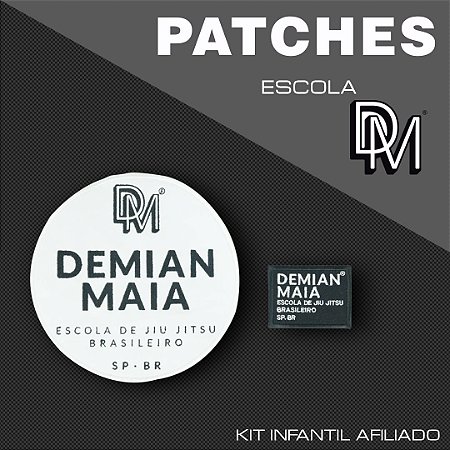 KIT PATCHES AFILIADOS ESCOLA DM INFANTIL