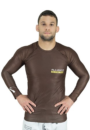 RASH GUARD ALLIANCE VULKAN MARROM 2022