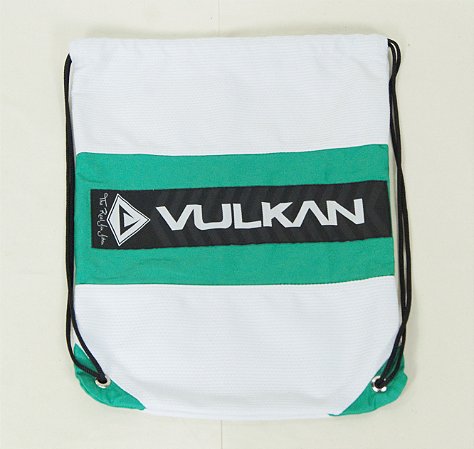 MOCHILA GI BAG VULKAN BRANCA COM VERDE