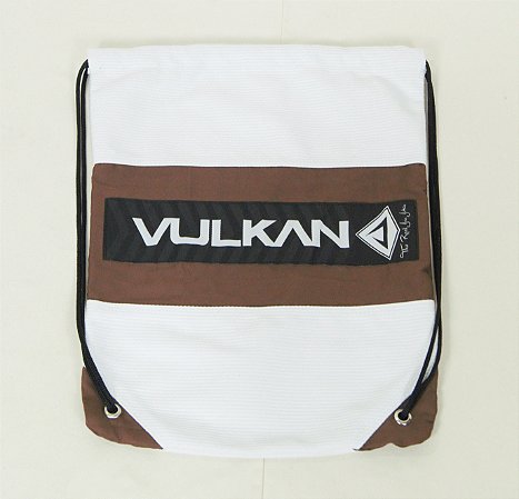 MOCHILA GI BAG VULKAN BRANCA COM MARROM