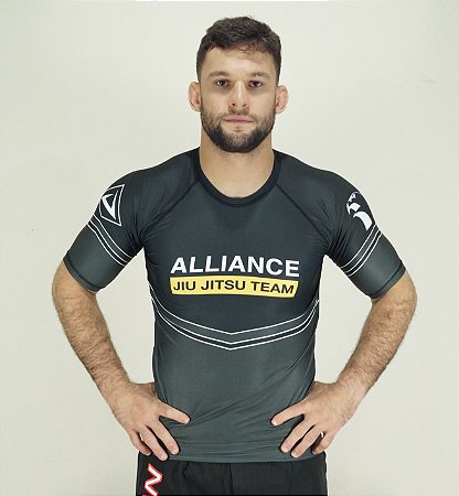 RASH GUARD ALLIANCE VULKAN PRETA 2024 MC