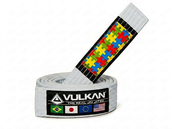 FAIXA VULKAN DE JIU JITSU BRANCA TEA
