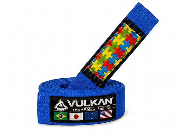 FAIXA VULKAN DE JIU JITSU AZUL TEA