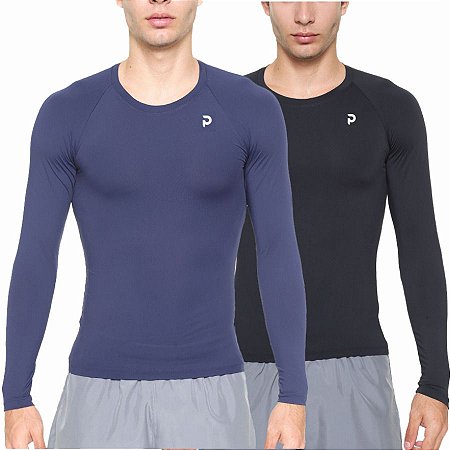 camisas térmicas manga longa