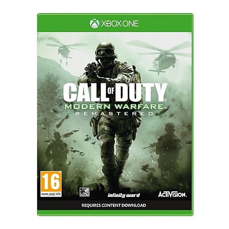 Jogo midia fisica call of duty modern warfare remastered ps4