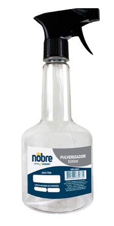 BORRIFADOR TRANSPARENTE 500ml - NOBRE