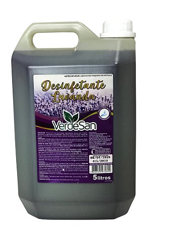 DESINFETANTE PERFUMADO LAVANDA 5 LITROS