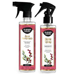 KIT AGUA PERFUMADA E HOME SPRAY - BERRIES