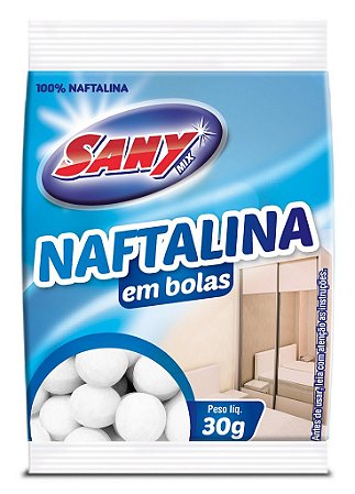 NAFTALINA EM BOLAS 30G