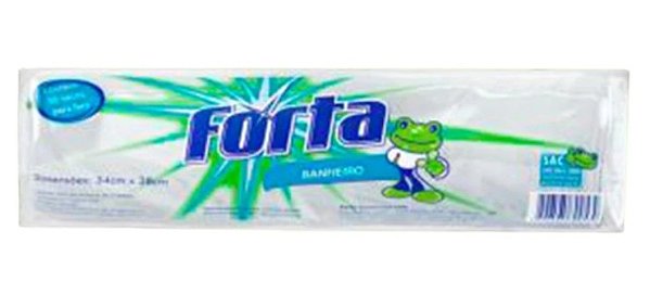 SACO LIXO ROLO BRANCO - BANHEIRO C/ 50 SACOS