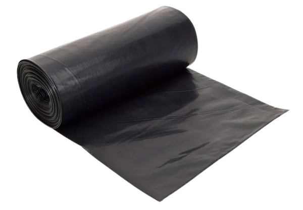 SACO LIXO ROLO PRETO 100 LTS RESISTENTE  - Contem 25 Sacos