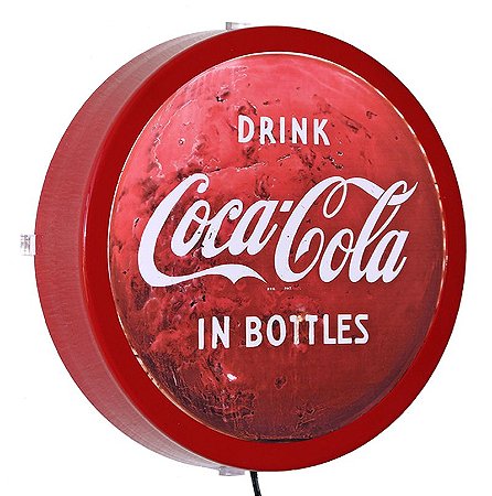 LUMINOSO ESTILO BAR - 24cm - COCA COLA MOD.1