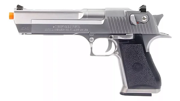 Pistola de Airsoft GBB Cybergun Desert Eagle .50 CHROME fosco Calilbre 6mm