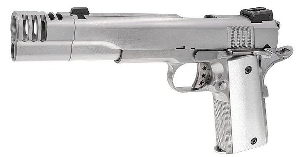 Pistola de Airsoft GBB 1911 ARMORER WORKS AW-NE3101 SV Cal. 6mm
