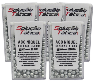 Esfera de Aço Solução Tática 4.5mm  - 300 UN