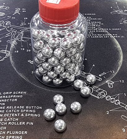 Esfera de aluminio polida para .50 umarex - 100 unidades - Defense