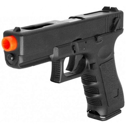 Pistola de Airsoft AEP CYMA CM030S Glock 18C Preta Cal .6mm