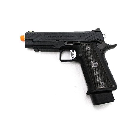 Pistola de Airsoft GBB Salient Arms EMG Hicapa 4.3 Preto Cal. 6mm