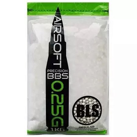 Munição para Airsoft BBs FEASSO BLS 0.25g 4000UN 1KG