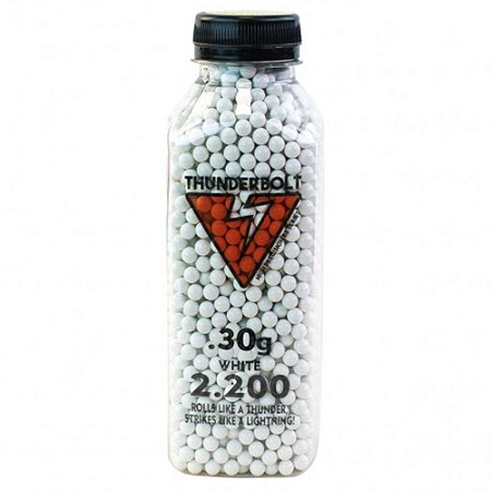 Munição para Airsoft BBs THUNDERBOLT 0.30g 2200UN