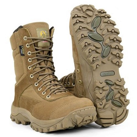 Bota Tatica AIRSTEP Coyote Army 8627-35 - TryVendas Airsoft