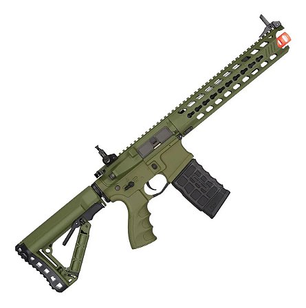 Rifle de Airsoft AEG G&G GC16 Predator Full Metal Verde Cal. 6mm